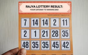 rajya lottery result